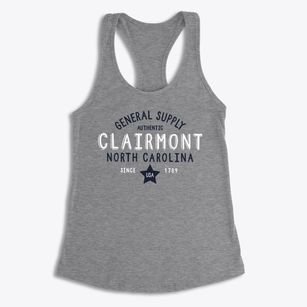 Clairmont North Carolina General Supply Women's Racerback Tank