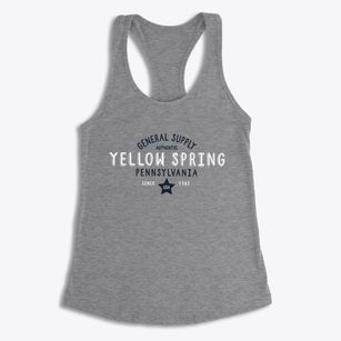 Yellow Spring Pennsylvania General Supply Women's Racerback Tank