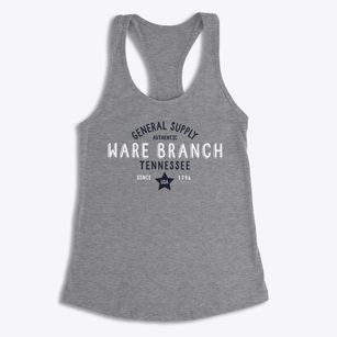 Ware Branch Tennessee General Supply Women's Racerback Tank