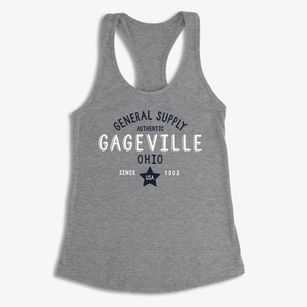 Gageville Ohio General Supply Women's Racerback Tank
