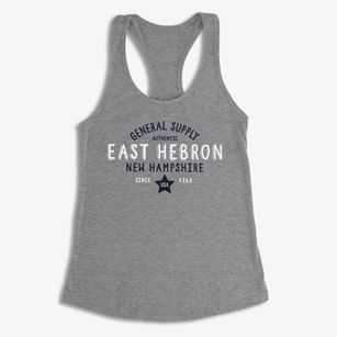 East Hebron New Hampshire General Supply Women's Racerback Tank