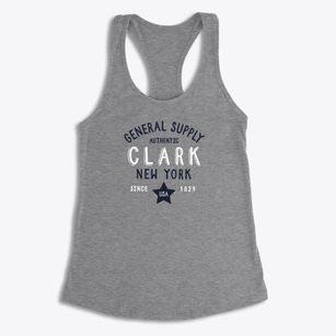 Clark New York General Supply Women's Racerback Tank