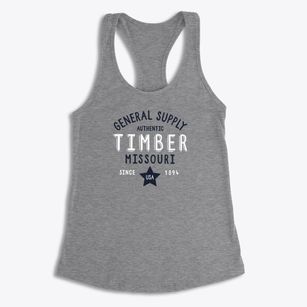 Timber Missouri General Supply Women's Racerback Tank