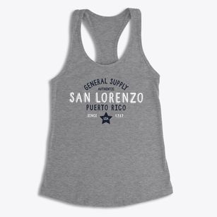 San Lorenzo Puerto Rico General Supply Women's Racerback Tank