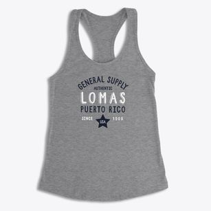 Lomas Puerto Rico General Supply Women's Racerback Tank