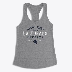 La Jurado Puerto Rico General Supply Women's Racerback Tank