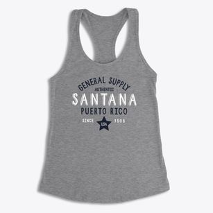 Santana Puerto Rico General Supply Women's Racerback Tank