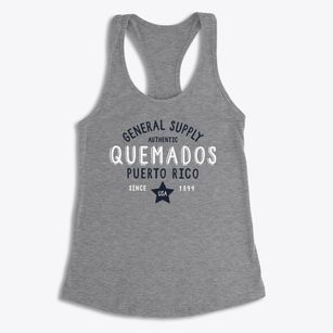 Quemados Puerto Rico General Supply Women's Racerback Tank