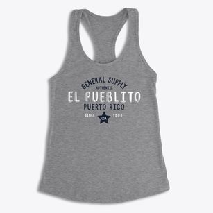 El Pueblito Puerto Rico General Supply Women's Racerback Tank