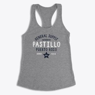 Pastillo Puerto Rico General Supply Women's Racerback Tank