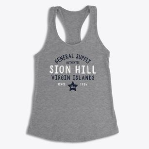 Sion Hill Virgin Islands General Supply Women's Racerback Tank