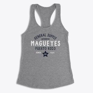 Magueyes Puerto Rico General Supply Women's Racerback Tank