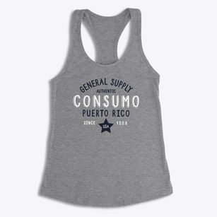 Consumo Puerto Rico General Supply Women's Racerback Tank