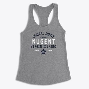 Nugent Virgin Islands General Supply Women's Racerback Tank