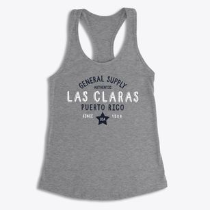 Las Claras Puerto Rico General Supply Women's Racerback Tank