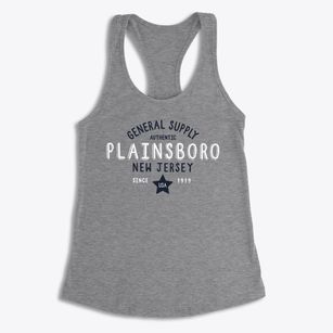 Plainsboro New Jersey General Supply Women's Racerback Tank