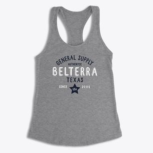 Belterra Texas General Supply Women's Racerback Tank