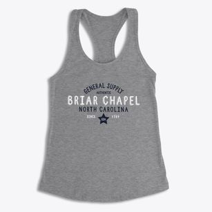 Briar Chapel North Carolina General Supply Women's Racerback Tank