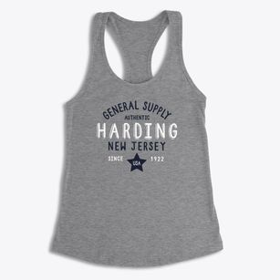Harding New Jersey General Supply Women's Racerback Tank