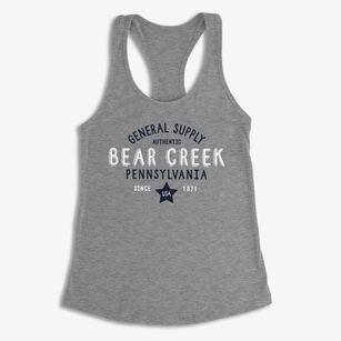 Bear Creek Pennsylvania General Supply Women's Racerback Tank