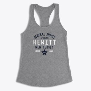 Hewitt New Jersey General Supply Women's Racerback Tank