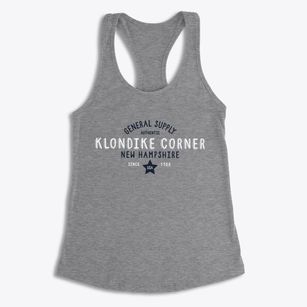 Klondike Corner New Hampshire General Supply Women's Racerback Tank