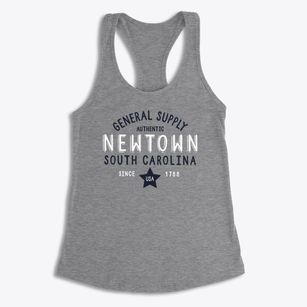 Newtown South Carolina General Supply Women's Racerback Tank
