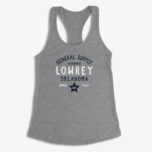 Lowrey Oklahoma General Supply Women's Racerback Tank