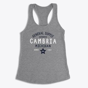 Cambria Michigan General Supply Women's Racerback Tank