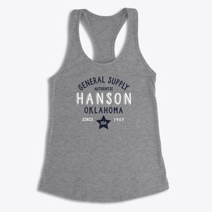 Hanson Oklahoma General Supply Women's Racerback Tank