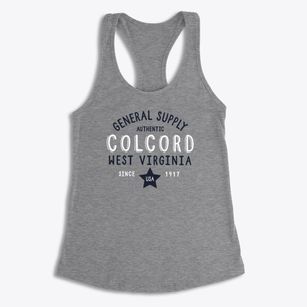 Colcord West Virginia General Supply Women's Racerback Tank
