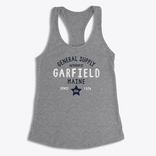 Garfield Maine General Supply Women's Racerback Tank
