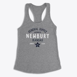 Newbury Kansas General Supply Women's Racerback Tank
