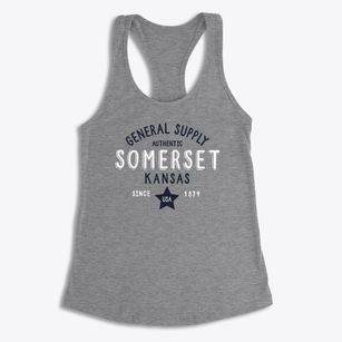 Somerset Kansas General Supply Women's Racerback Tank
