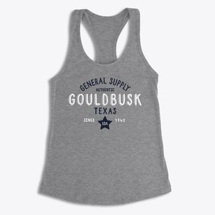 Gouldbusk Texas General Supply Women's Racerback Tank
