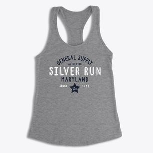 Silver Run Maryland General Supply Women's Racerback Tank