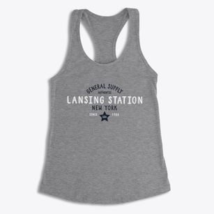 Lansing Station New York General Supply Women's Racerback Tank