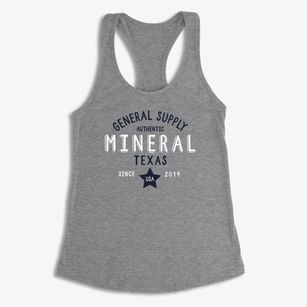Mineral Texas General Supply Women's Racerback Tank