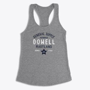 Dowell Maryland General Supply Women's Racerback Tank