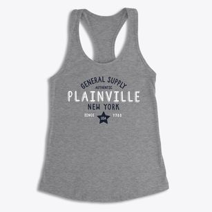 Plainville New York General Supply Women's Racerback Tank