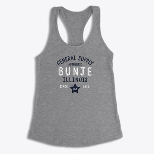 Bunje Illinois General Supply Women's Racerback Tank