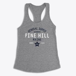 Pine Hill Maine General Supply Women's Racerback Tank