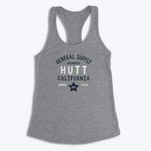 Hutt California General Supply Women's Racerback Tank