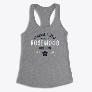Rosewood Oregon General Supply Women's Racerback Tank