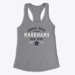 Markhams New York General Supply Women's Racerback Tank
