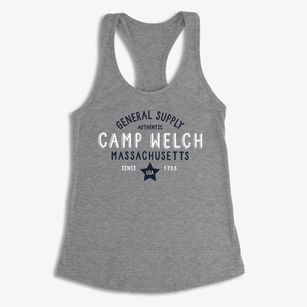 Camp Welch Massachusetts General Supply Women's Racerback Tank