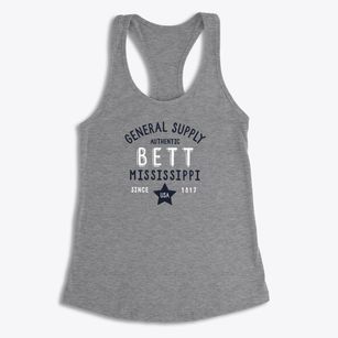 Bett Mississippi General Supply Women's Racerback Tank