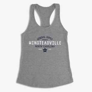 Winsteadville North Carolina General Supply Women's Racerback Tank
