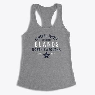 Blands North Carolina General Supply Women's Racerback Tank