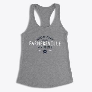 Farmersville New Jersey General Supply Women's Racerback Tank